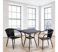 Комплект дачной мебели Афина Мебель T282BNS/Y137C-W53 Brown 2Pcs