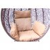 Подвесное кресло KVIMOL KM-0001 большая коричневая корзина