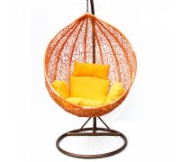 Подвесное кресло KVIMOL KM-0001 большая оранжевая корзина