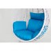 Подвесное кресло KVIMOL KM-0031 средняя голубая корзина